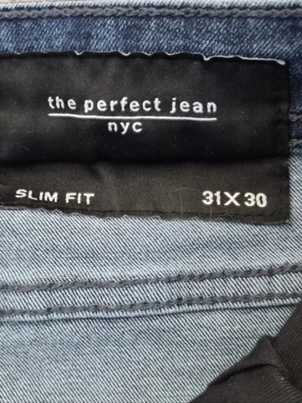 ​The Perfect Jean NYC Slim Fit Dark Wash Jeans 31x30